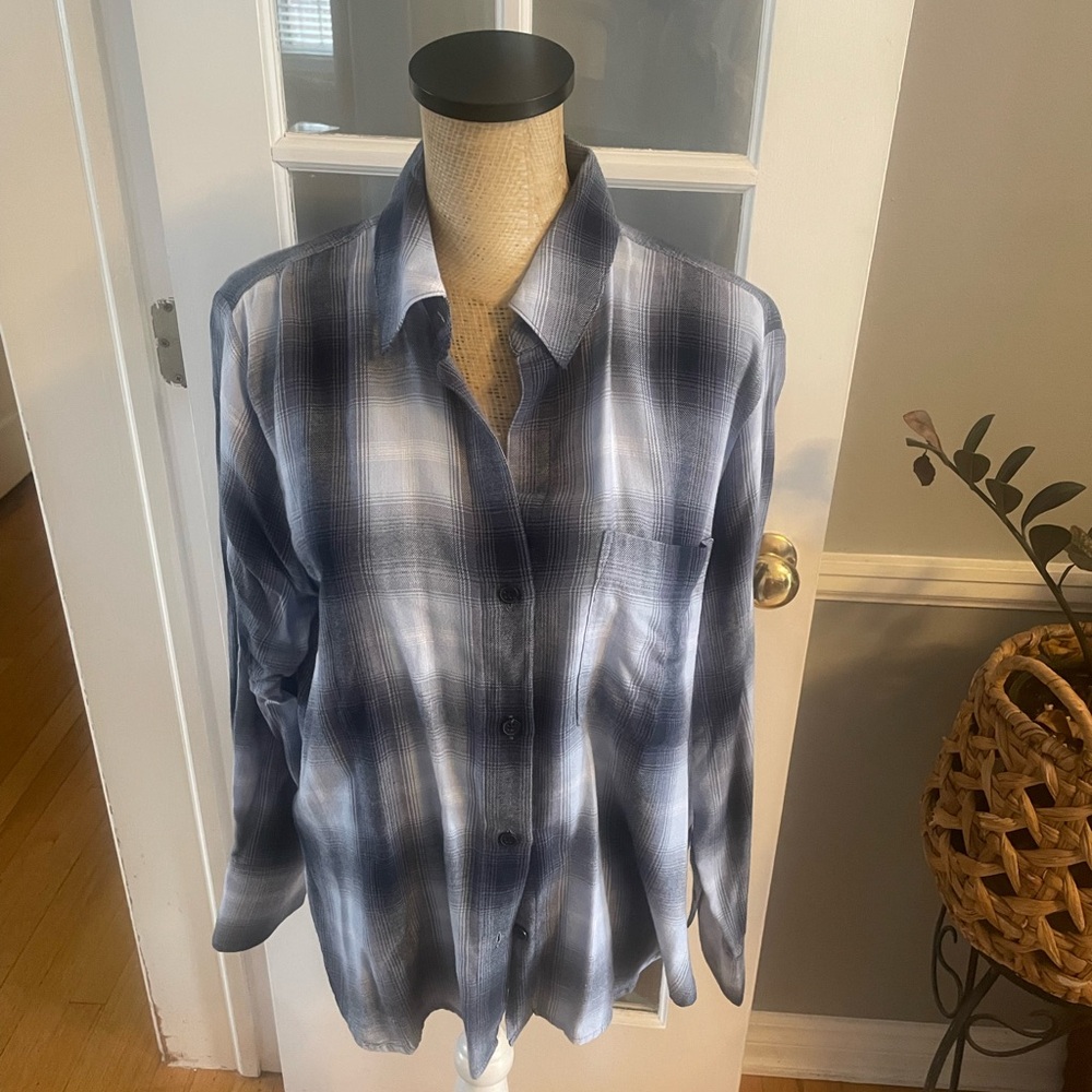 NWT Madewell lightweight plaid shirt
